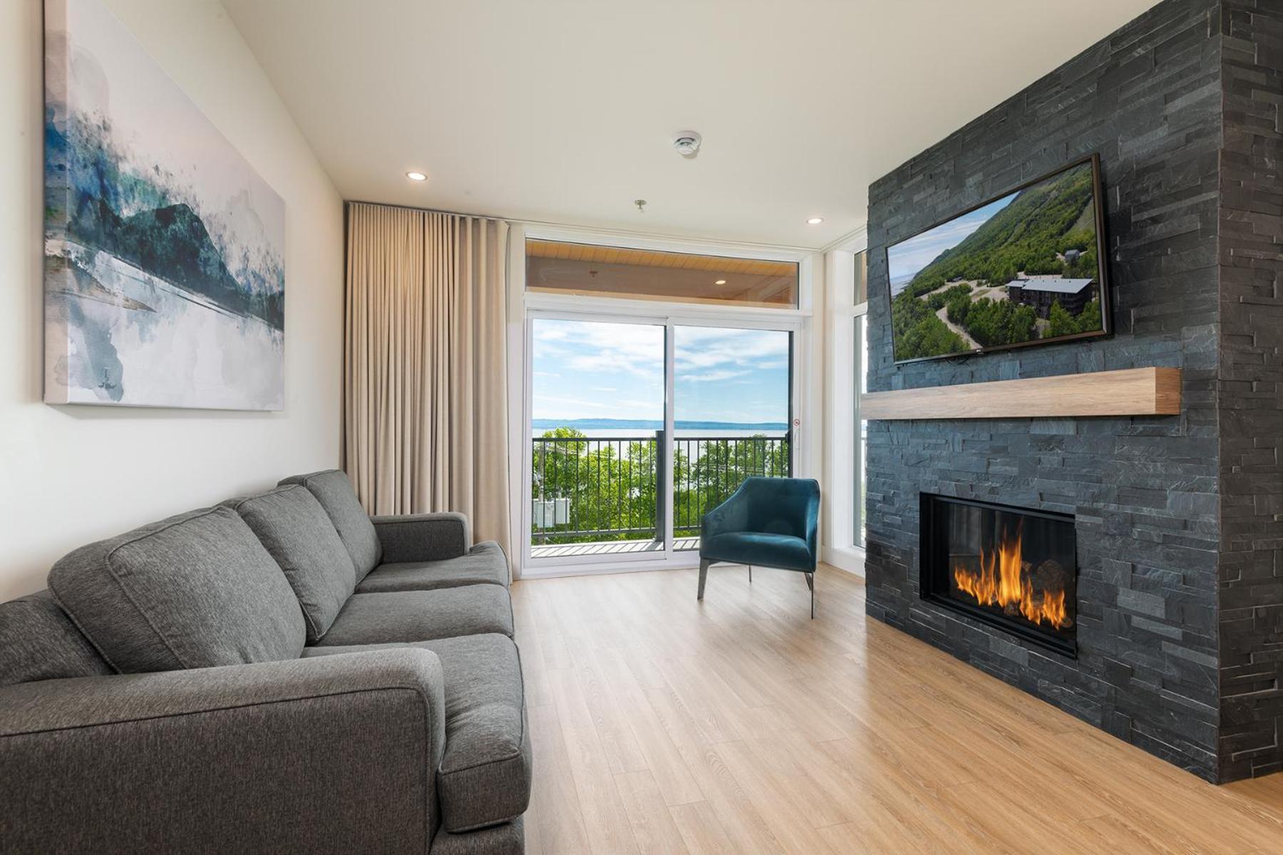 Les Appartements Du Massif De Charlevoix Petite-Riviere-Saint-Francois Zewnętrze zdjęcie